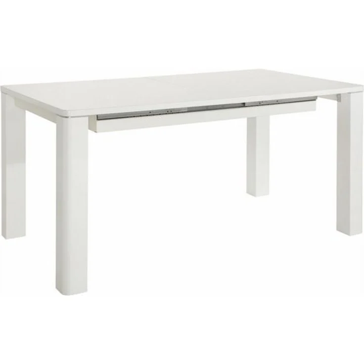 loft24 Esstisch Curtis, Hochglanz Optik mit Tischerweiterung, Länge 160-200 cm – Bild 4