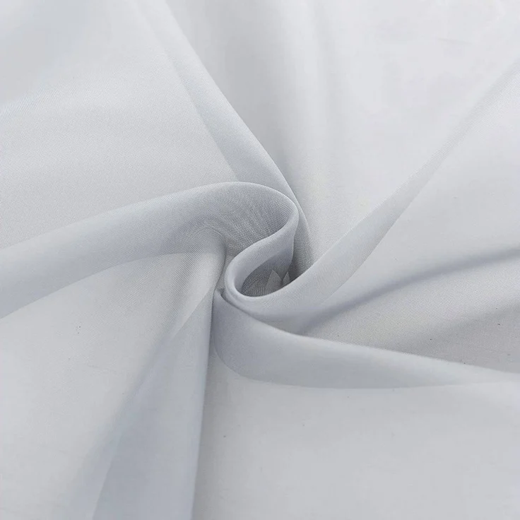 Woltu Gardine VH5511gr-2 (2 St), halbtransparent, Vorhang mit Kräuselband Stores Voile – Bild 3