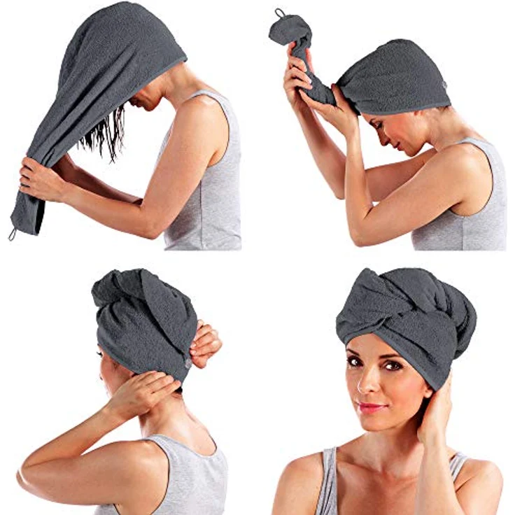 Erwin Müller Handtuch Turban, Frottier, Walk-Frottier Uni – Bild 3