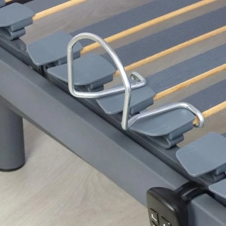Geriafy - Set aus 4 Matratzen-Haltebügeln | Seitenstopper für Matratzen | Kompatibel mit Lattenrosten von 9 bis 11 cm Breite – Bild 3