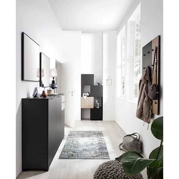 MID.YOU Garderobenpaneel Eiche, Holzwerkstoff, 24.5x109x2.6 cm, mit Aufhängemöglichkeit – Bild 6