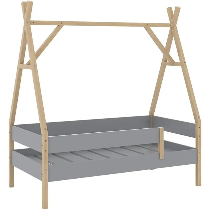 Kinderbett Bali Grau 80x160 cm Vitalispa – Bild 1