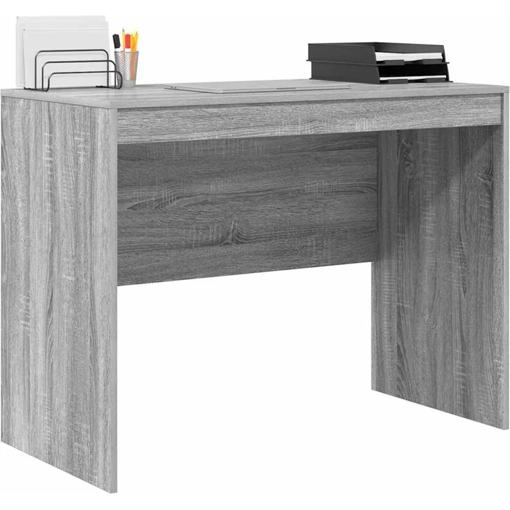 vidaXL Schreibtisch Graues Sonoma 100 x 50 x 76 cm 869447 – Bild 2