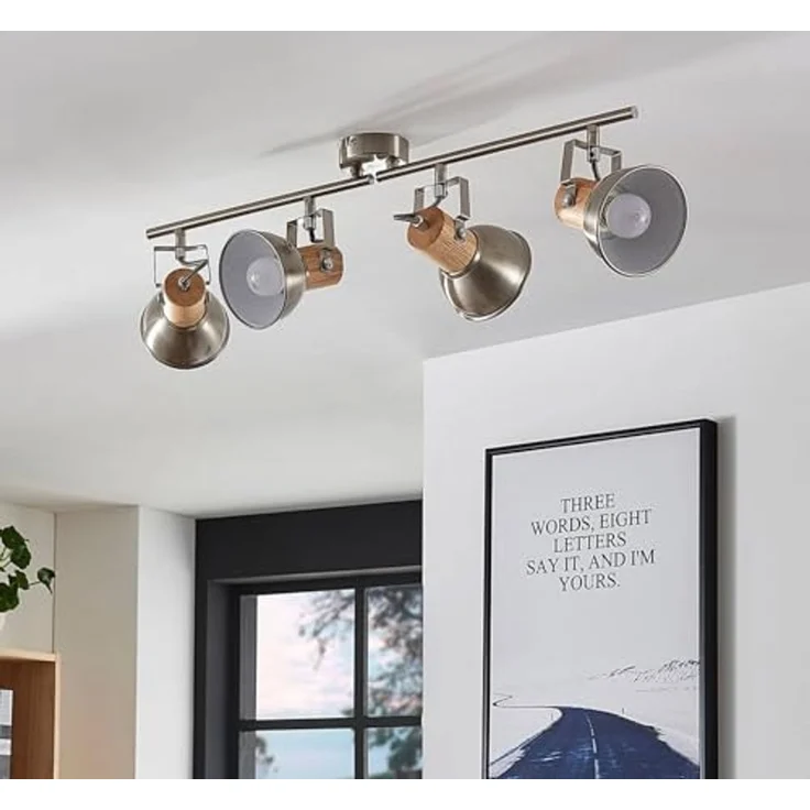 Lindby Deckenstrahler Dennis, Metall, Alu IP20, 4 x 8 W LED – Bild 2