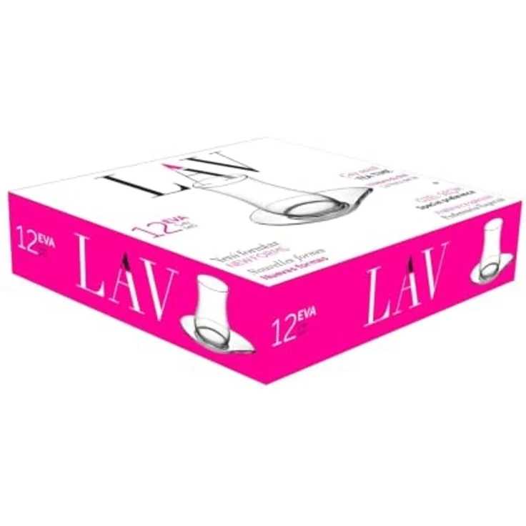 LAV Eva 12-teiliges Teegläser-Set mit Untertellern - 170 ml aus Borosilikatglas – Bild 4