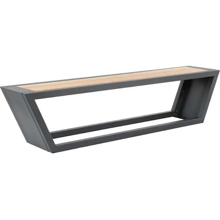 HOME DELUXE Sitzgarnitur aus Stahl KOBON Anthrazit - Made in Germany - 1 x Bank