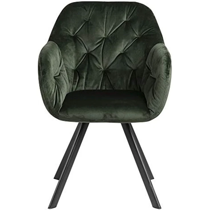 Selsey Polsterstuhl, Dunkelgrün, 57,5 x 61,5 x 81,5, 5903025349800 – Bild 3