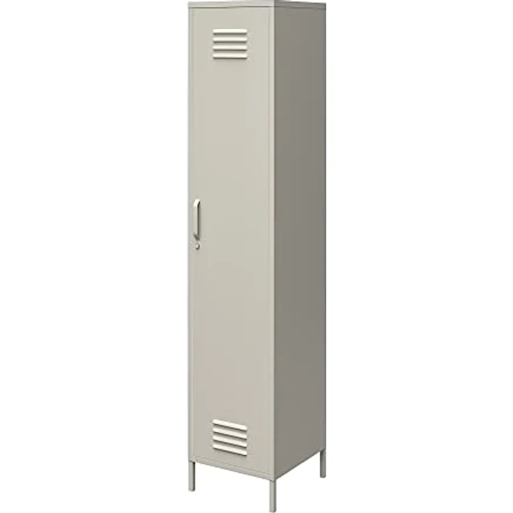 DHP Furniture Dorel Home Metallschrank, Schließfach, Taupe, Einheitsgröße – Bild 1