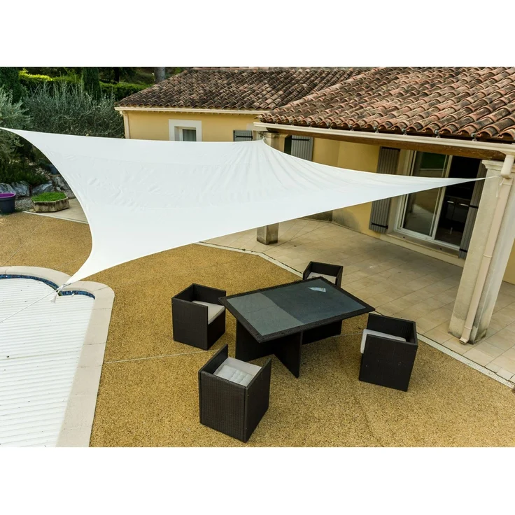 WERKA PRO Sonnenschutzschirm Creme 3x4 m