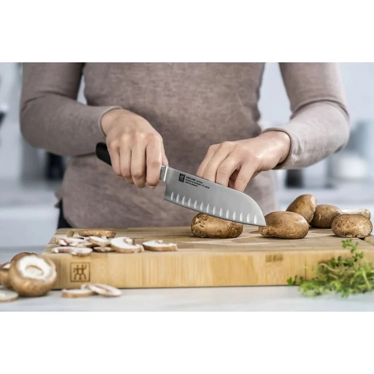 Zwilling Santokumesser ZWILLING All * Star Santokumesser Kochmesser Messer 18 cm, Silber – Bild 2