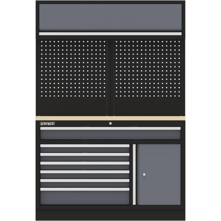 Feistos Werkstatteinrichtung Apollo 21, 136 x 46 x 200 cm (B x T x H) – Bild 2