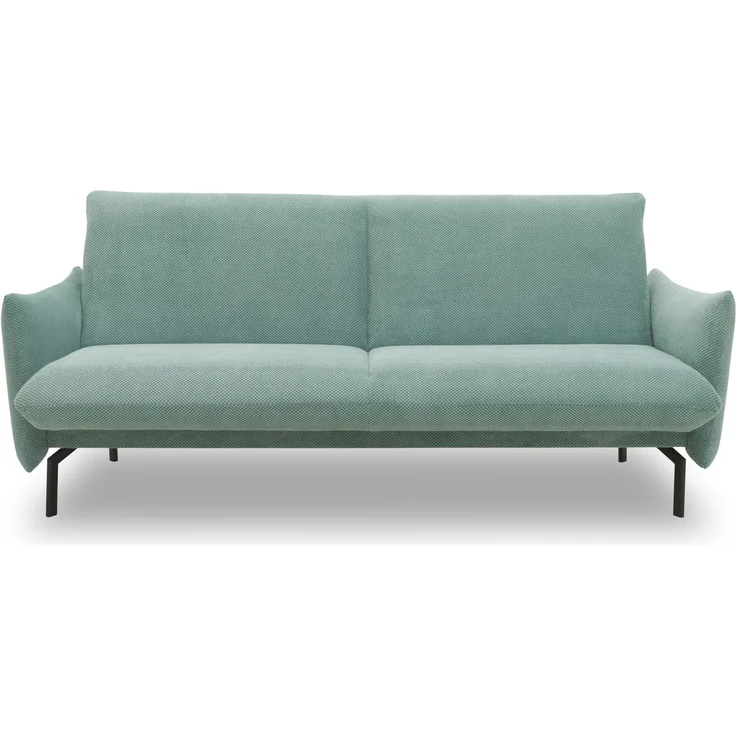 DOMO. collection Sofa 700 003, 2-Sitzer Liege, Rechteckig, Schlaffunktion, Füße mit Filzgleitern, 2er Couch, Polstergarnitur, 234 x 95 x 102 cm (BxTxH), mint – Bild 2
