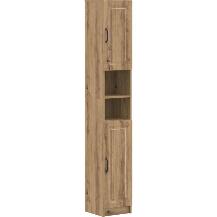 vidaXL Badezimmerschrank mit offenem Regal UTRECHT Artisan-Eiche 897704 – Bild 1