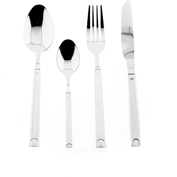 Almina 84 teiliges Besteckset mit Design Essbesteck Edelstahl 18/10 für 12 Personen
