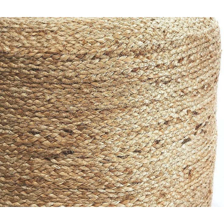 Kobolo Sitzwürfel Sitzpouf FLOW aus Seegras mit Baumwollfüllung (1 Stück) – Bild 2