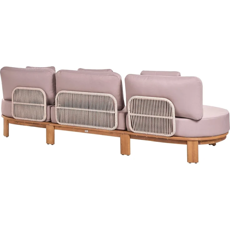 Gartensofa 3-Sitzer ARZELLO Akazienholz Hellbraun – Bild 5