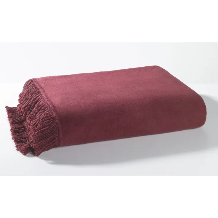casa NOVA Plaid FRANSEN BL 130x170 cm rot