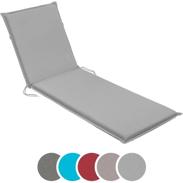 sleepling Liegenauflage Polster Sonnenliege, Strandliege, Komfortschaum, Eckbänder und Einstellband, waschbar, Made in EU – Bild 1
