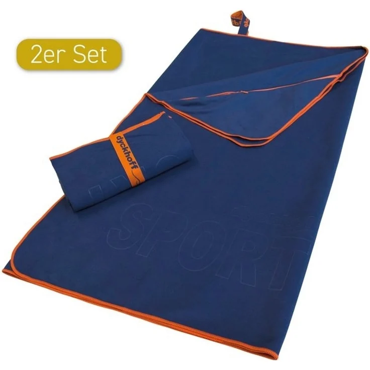 Dyckhoff Sporthandtuch Mikrofaser Sporttuch, Microfaser (2-St), auch als 2er Set erhätlich – Bild 4