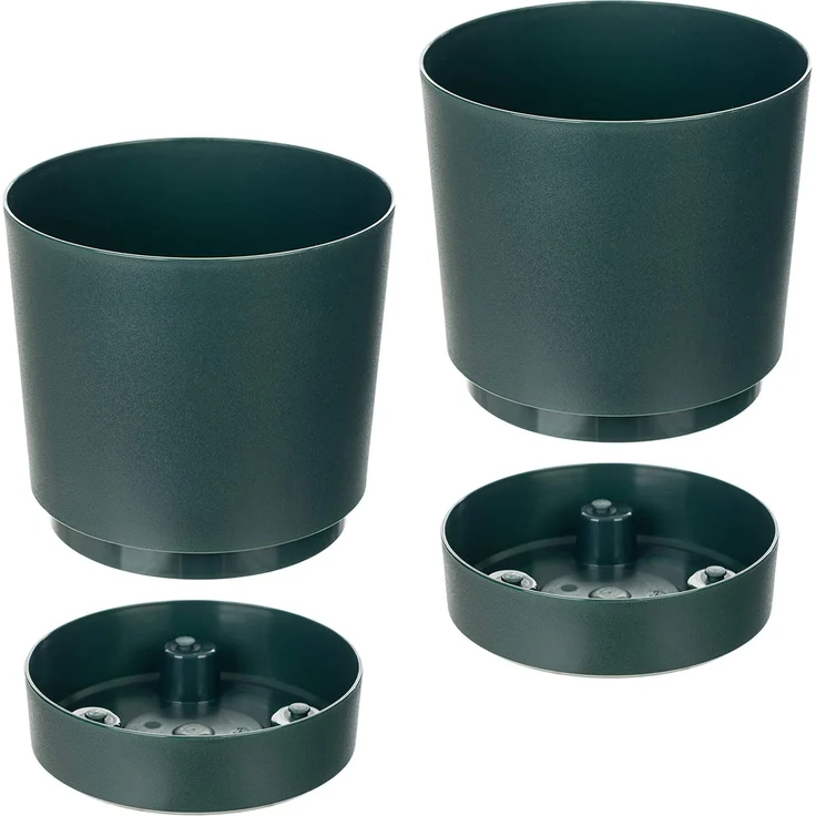 KADAX Topf mit Untersetzer AURA 145 Avocado 2er-Pack – Bild 7