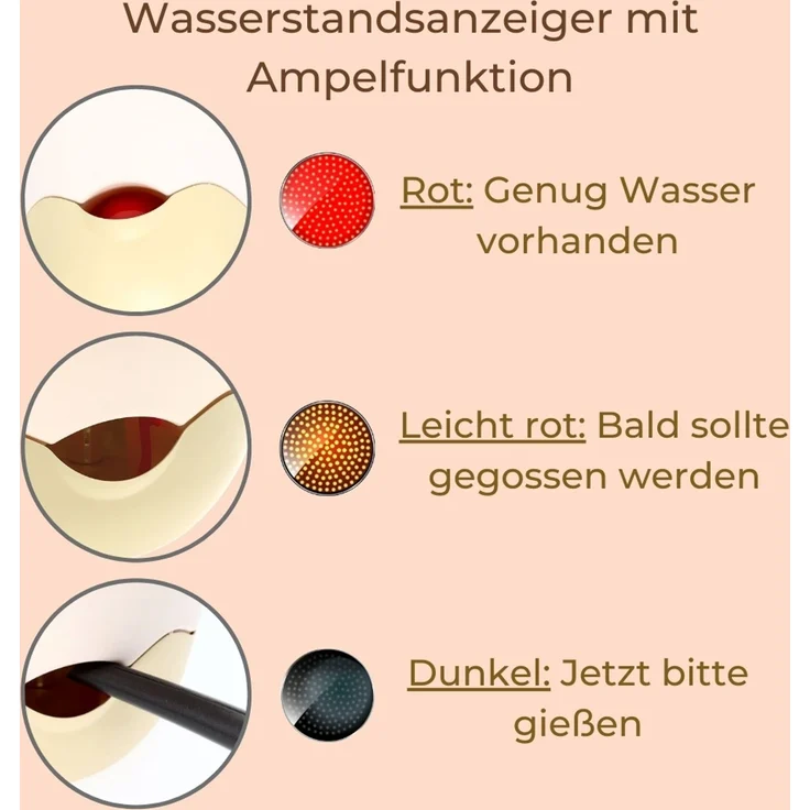 GarPet Blumentopf 2er Set Blumentopf Hängeampel Blumenampel inkl. Kette 30 cm anthrazit – Bild 6