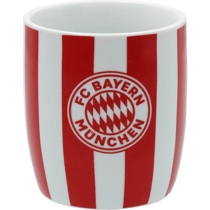 FC Bayern München Tasse FC Bayern München I Tasse Stripes, Rot I 0,3l Tasse für Fußballfans, Keramik – Bild 4