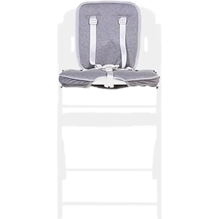 CHILDHOME, Kissen für Hochstuhl Evosit Childhome, Jersey 100% Baumwolle Ökotex, Jersey grey – Bild 1