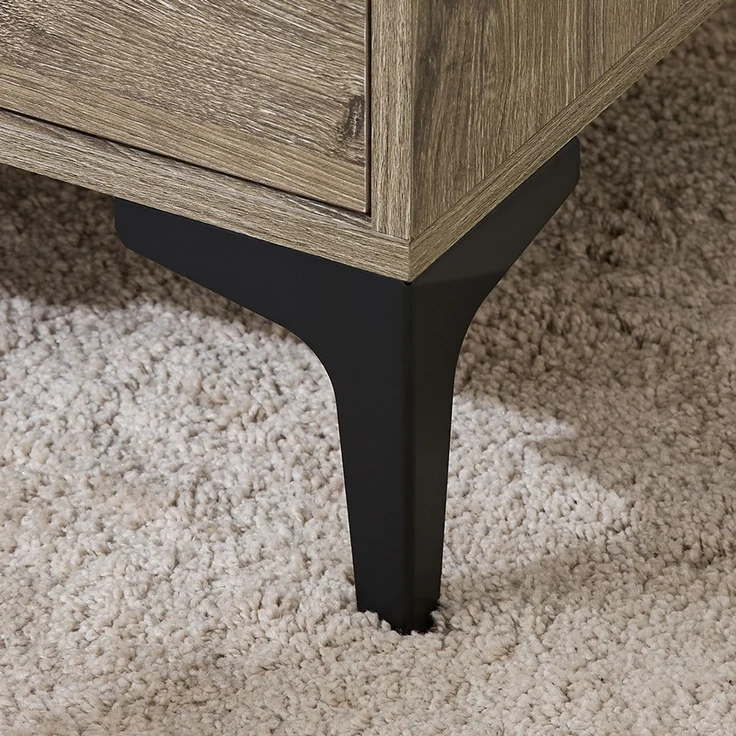 SoBuy FBT165-N Nachttisch, Spanplatte, Melamin, Hellbraun, 40 x 47 x 40 cm – Bild 10