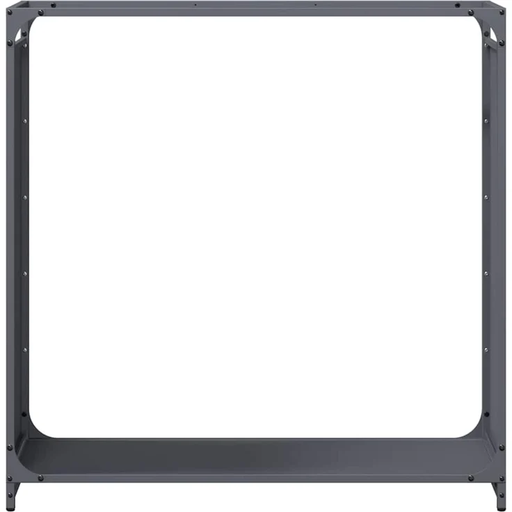 vidaXL Brennholzregal Anthrazit 90x28x90 cm Kaltgewalzter Stahl 864217 – Bild 5