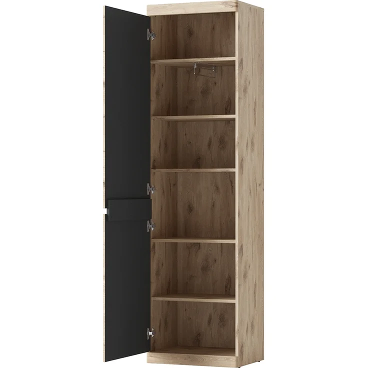 Garderoben Hochschrank modern in Eiche TRIPOLI-129 – Bild 4