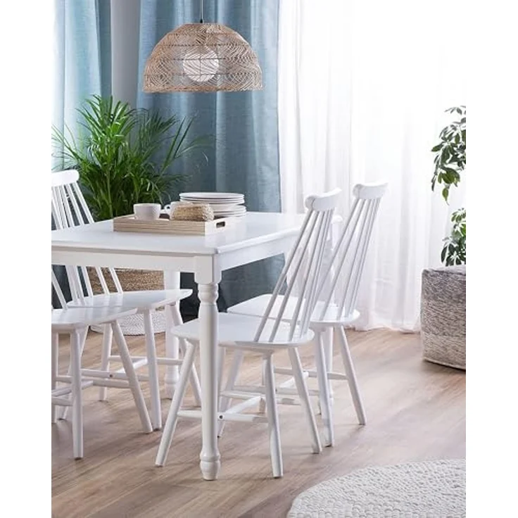 Esszimmerstuhl weiß 2er Set BURBANK – Bild 2