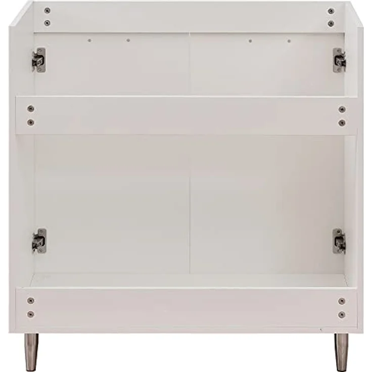 Shally Dogan Unterschrank für Küche, 2 Türen, Unterschrank, 80 Stück für Spülbecken (80 x 50 x 85 cm, Weiß) – Bild 8