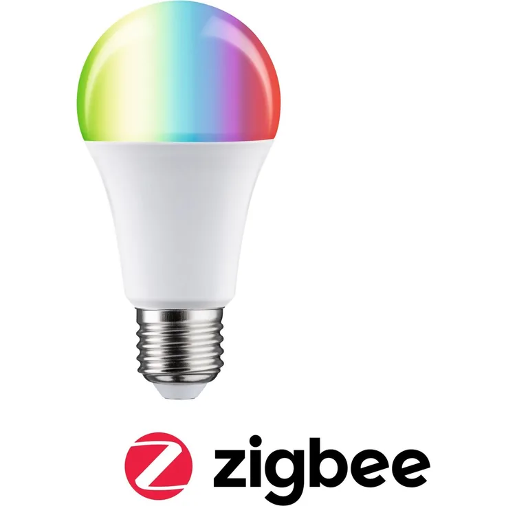 Standard 230V Smart Home Zigbee 3.0 LED Birne E27 806lm 9W RGBW+ dimmbar Matt