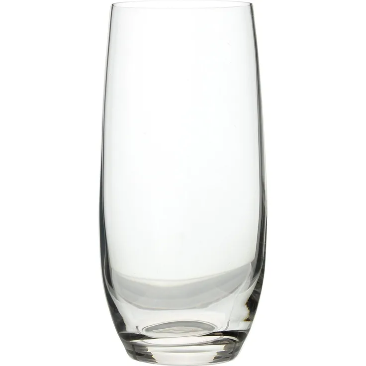Crystalex Longdrinkglas Longdrinks Rainbow 350 ml 6er Set, Kristallglas, farbig: gelb, grün, blau, lila, grau, rot, Kristallglas