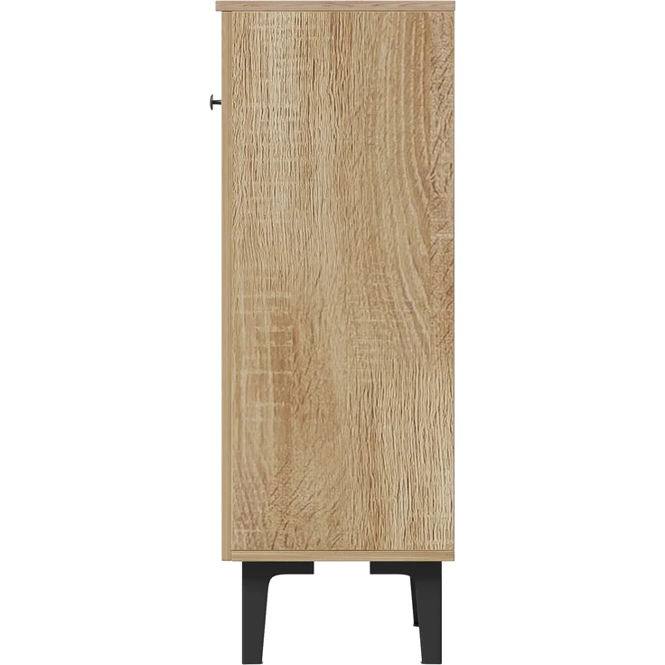 Moderner Schuhschrank 60x31,5x95 cm mit Doppeltüren – eleganter Stauraum für den Eingangsbereich – Bild 9