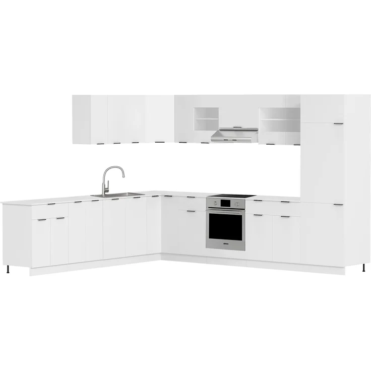 VCM Küchenmöbel Hängeschrank Fasola 919332 Weiß H. 60 x B. 57 x T. 57 cm – Bild 3