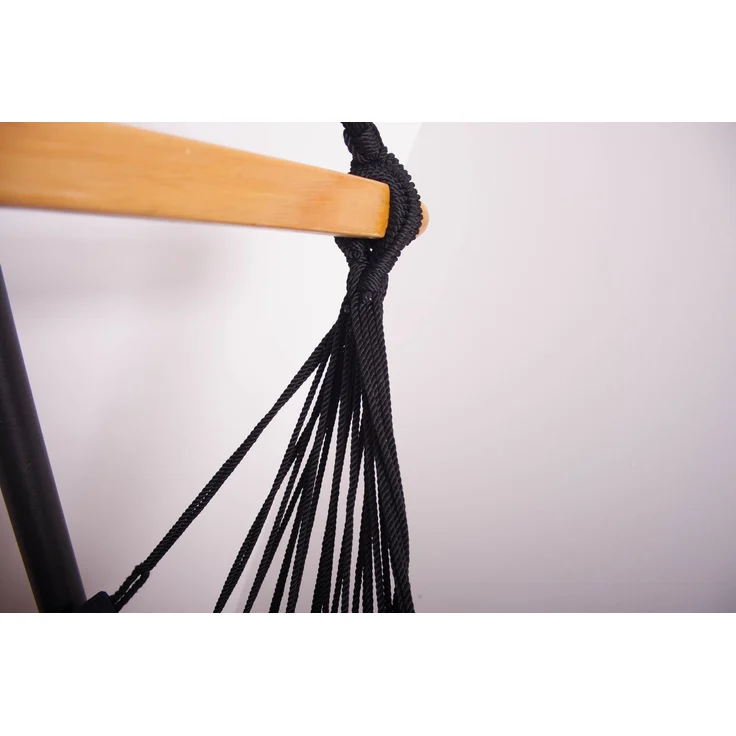 MacaMex SoftChair Black FSC™ zertifiziert Hängesessel gepolstert schwarz wetterfest schwarz MA-11505 – Bild 8