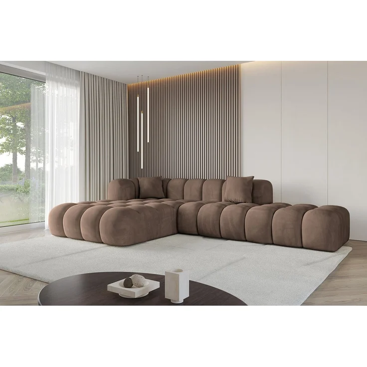 ALTDECOR Ecksofa OLEA-L2, Sofa Praktische Bequeme Funktionsecke Couch L-Form Eckcouch, Corner Sofa U-Form Vielseitige Sofa Wohnlandschaft Wohnzimmer – Bild 2