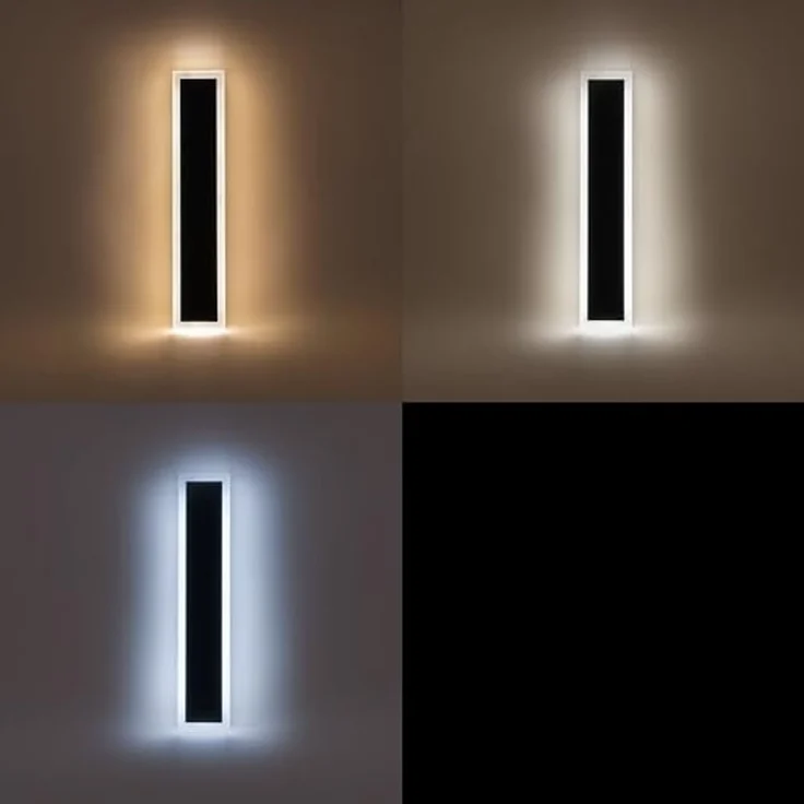 esotec LED Außen-Wandleuchte Solar Wandleuchte Smart Light, Fernbedienung CCT 580 LEDs außen 102652, 3 Lichtfarben einstellbar, automatisch EIN/AUS: ja, LED fest integriert, warmweiß, kaltweiß, tageslichtweiß, Fernbedienung, Solar, spritzwassergeschütz... – Bild 5