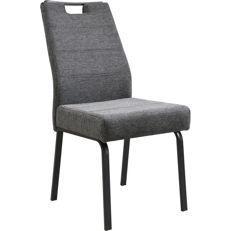 HELA 4-Fußstuhl ELVAS (Set, 2 St), XL-Sitzbreite, mit Federkorb, 140kg belastbar – Bild 2