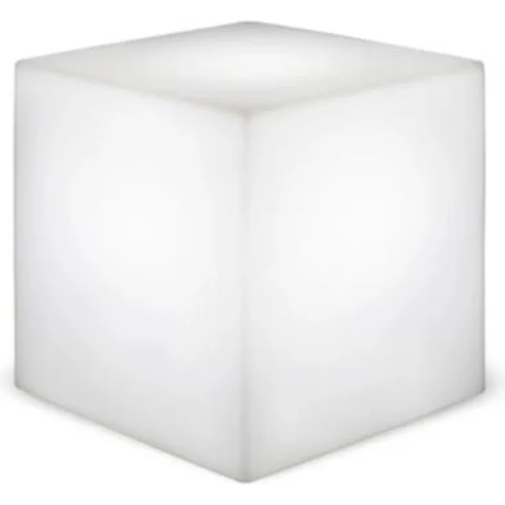 New Garden CUBY 45 Leuchtwürfel & Beistelltisch in weiss 230V