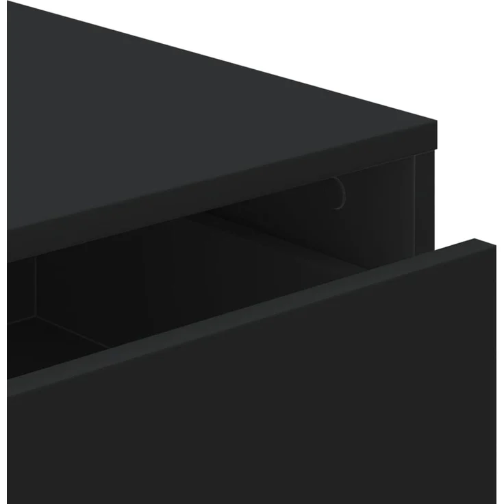 vidaXL Kommode Schwarz 40x41x76 cm Holzwerkstoff 852862 – Bild 8