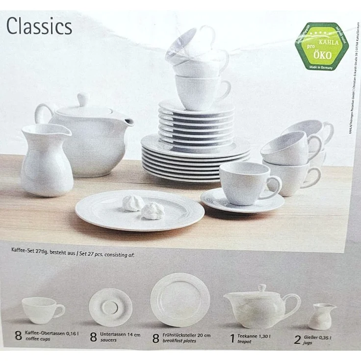 Kahla Kaffee Set 27-tlg.