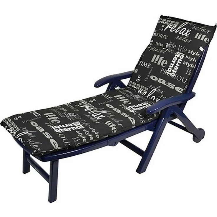 Spetebo Liegenauflage Universal Sonnenliegen Polsterauflagen 190 x 60 cm, (1 St), Polster Liegekissen für Gartenliegen – Bild 2