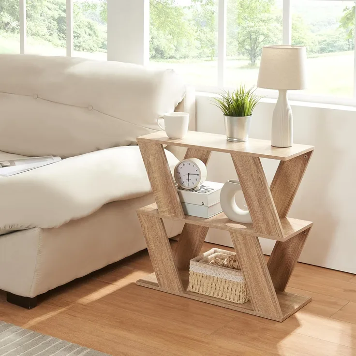 Beistelltisch Nome 60x22x57cm Eicheoptik [en. casa]