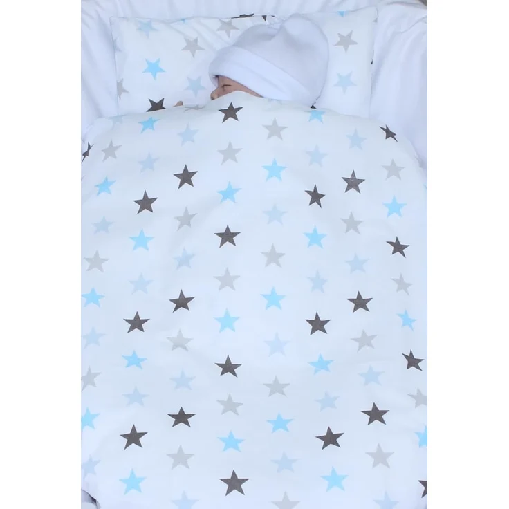 Primawela Babybettwäsche Kinderwagenset Baby Bettwäsche für Kinderwagen Bezüge Decke Kissen, 4 teilig – Bild 2