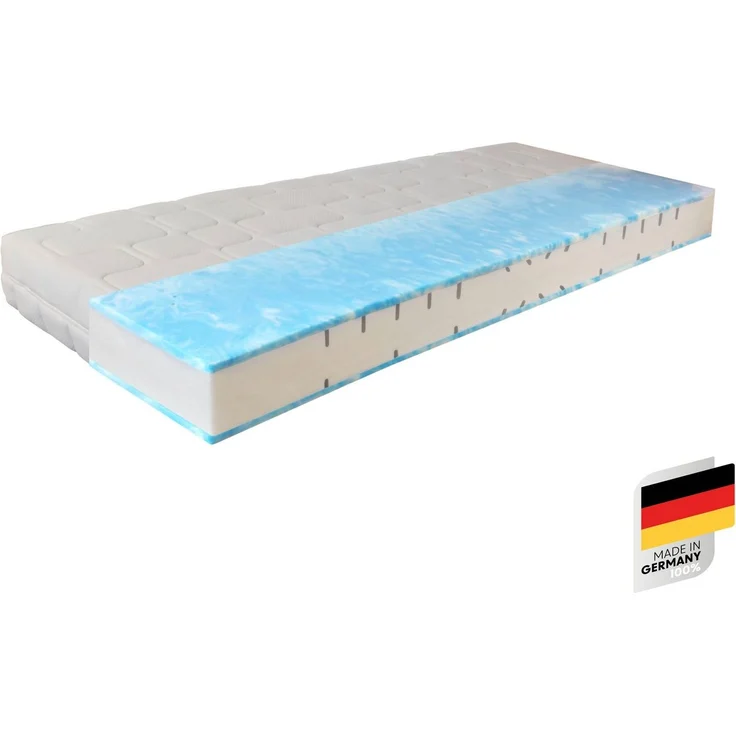 Gelschaummatratze GUMO & GUMO Maxx, 7 Zonen Matratze 90x200,140x200-Höhe 20 cm und 25cm, Beco, druckentlastende Gelschaumauflage, weiche & feste Seite, atmungsaktiv – Bild 5