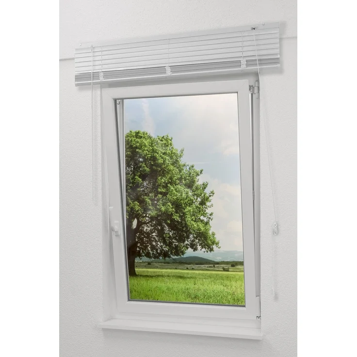 Qualitätsalujalousie 25mm in Reinweiß in den Maßen (B x H) 50cm * 130cm – Bild 5