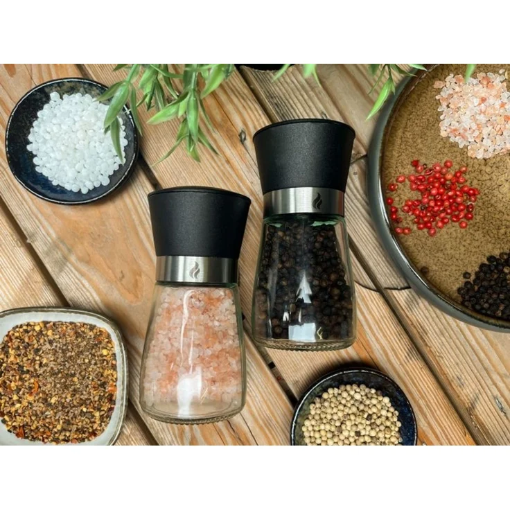 Grillfürst Gewürzmühle 3er Set - für Salz, Pfeffer, Gewürze und Gewürzmischungen – Bild 9