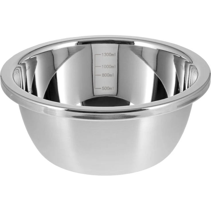 Seiher und Schüssel Set, Ø 20 cm, 2-teilig, Edelstahl – Bild 3